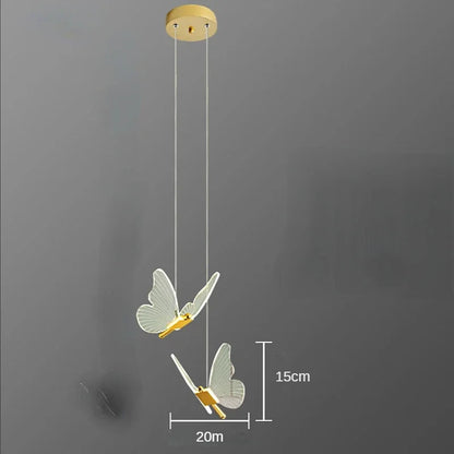 DecorBites™ Butterfly LED Pendant Light for Bedroom and Living Room Decor