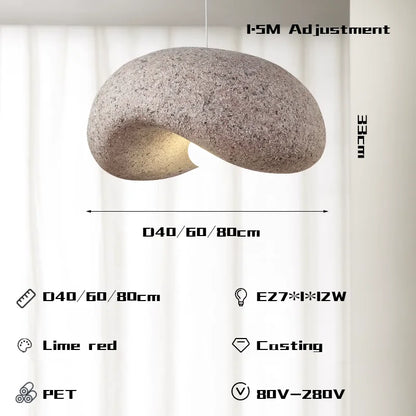 DecorBites™ Cream Style LED Chandelier for Home Decor - Nordic Minimalist Wabi Sabi Design