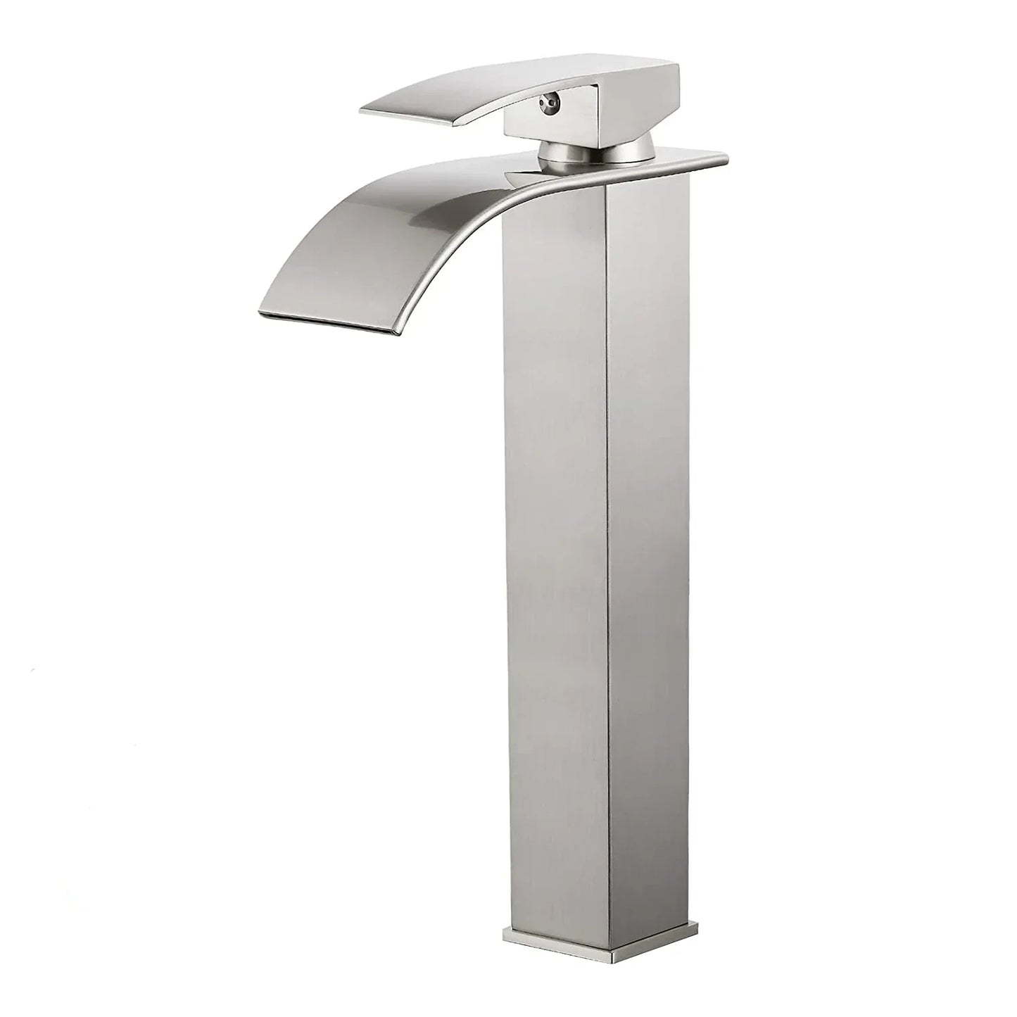 DecorBites™ Brass Waterfall Basin Faucet Single Lever Deck Mount Mixer Taps