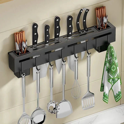 DecorBites™ Kitchen Storage Shelf Knife Chopstick Holder Multi-functional Organizer