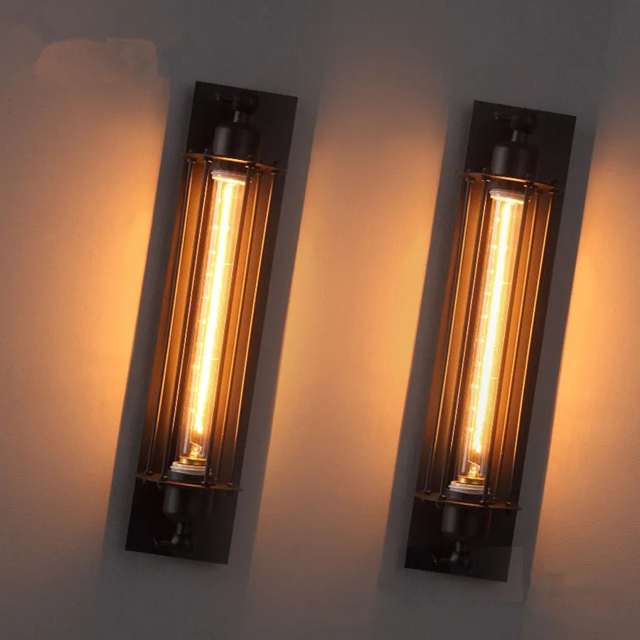 Decorbites™ Industrielle Loft Vintage Wandlampe für Schlafzimmer Wohnzimmer Wandapplikation mit ländlichem Charme