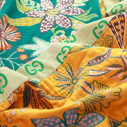 غطاء أريكة وكرسي من القطن من DecorBites™ - مفرش سرير على الطراز البوهيمي الشمالي