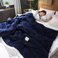 Decobites Cozy Coral Fleece Double Blanket for Beds - Super Soft Plush Quilt