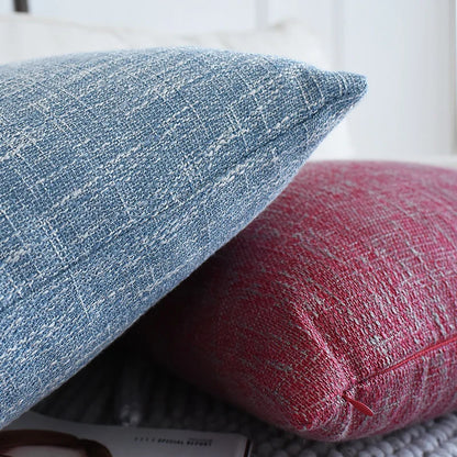 Funda de cojín DecorBites™ de lino y algodón, 100% poliéster, para decoración del hogar