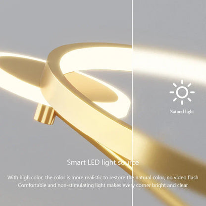 DecorBites™ Circular LED Ceiling Lamp with Remote Control for Bedroom & Aisle Lighting