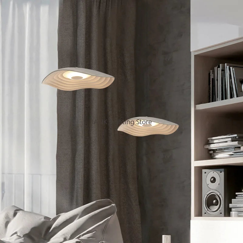 DecorBites™ Lotus Leaf Chandelier: Nordic Minimalist Design, Modern LED Pendant Lamp