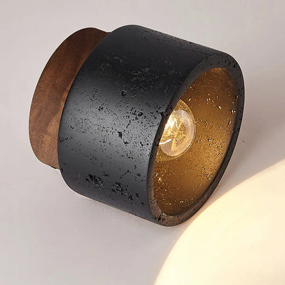 Wabi-Sabi Black Stone Pendant Light