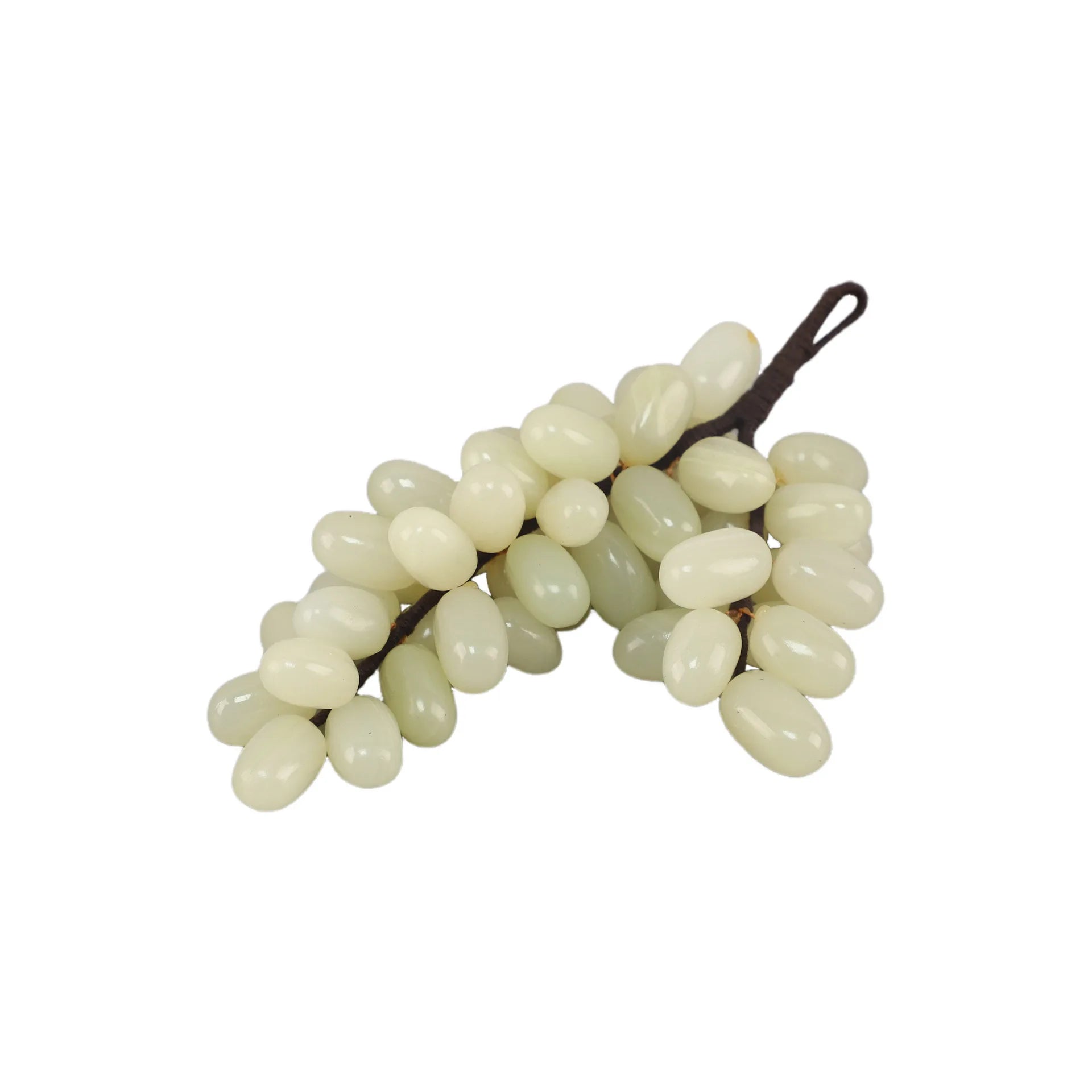 Decorbites™ Jade-Trauben-Skulptur Handgefertigte Schreibtisch-Dekoration Frucht-Figur