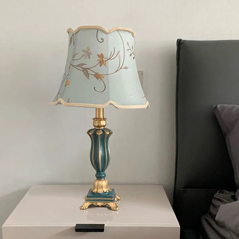 DecorBites™ مصباح مكتبي ريفي بتصميم عتيق لغرفة النوم وغرفة المعيشة.