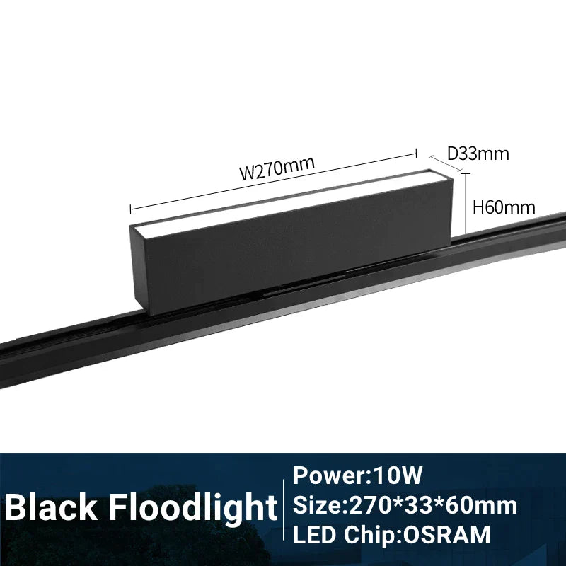 DecorBites™ LED Track Light 10/20W COB Adjustable Grille Spot Lamp Linear Fill Rail Lighting