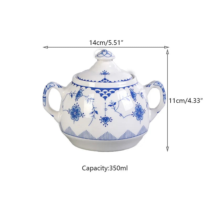 DecorBites™ Ceramic Dinner Plate - Elegant Steak & Salad Plate