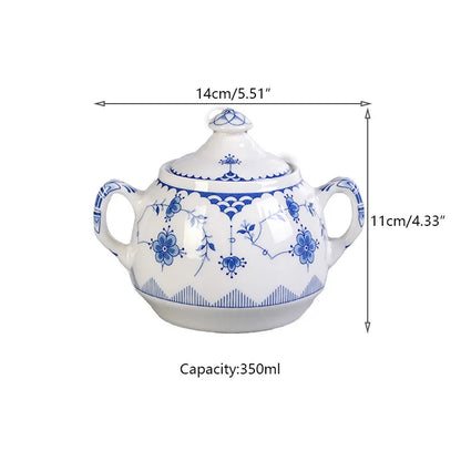 DecorBites™ Ceramic Dinner Plate - Elegant Steak & Salad Plate