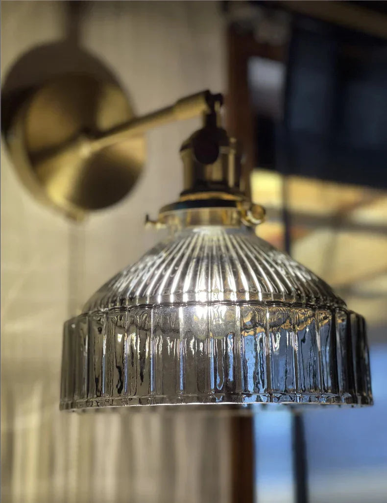 DecorBites™ Glass Shade Modern LED Indoor Wall Sconce Lamp With Switch