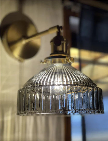 DecorBites™ Glass Shade Modern LED Indoor Wall Sconce Lamp With Switch