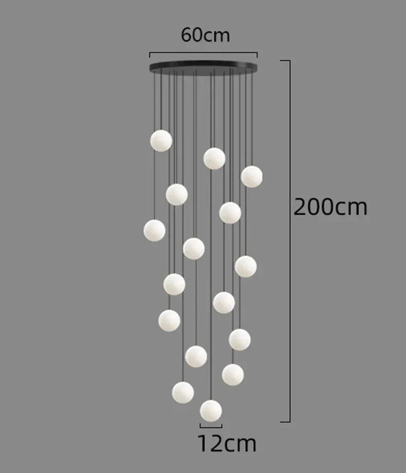 DecorBites™ LED Ceiling Lamp Chandelier: Modern Decorative Lighting for Bedroom and Dining Room