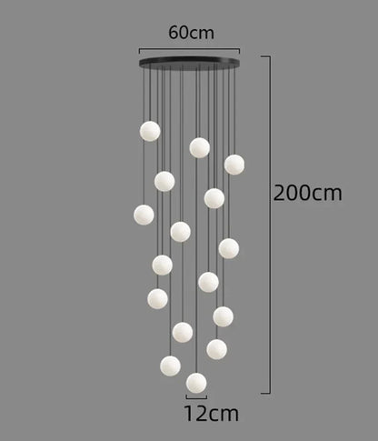 DecorBites™ LED Ceiling Lamp Chandelier: Modern Decorative Lighting for Bedroom and Dining Room