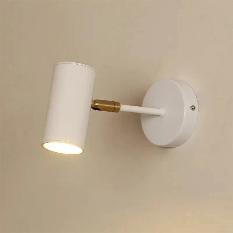 Aplique de pared LED dorado DecorBites™, moderno y ajustable, para sala de estar