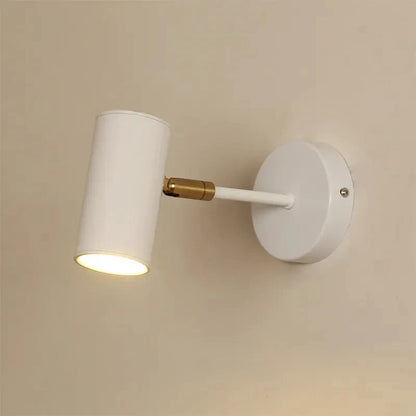 Aplique de pared LED dorado DecorBites™, moderno y ajustable, para sala de estar