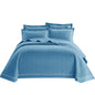 Decobites Cotton Coverlet Bedspread Set with Thick Quilting for Luxurious Bedding