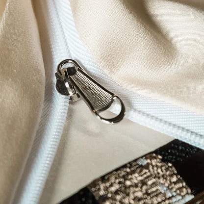 Juego de cama DecorBites™ 200S de algodón egipcio bordado - Tamaño Queen/King