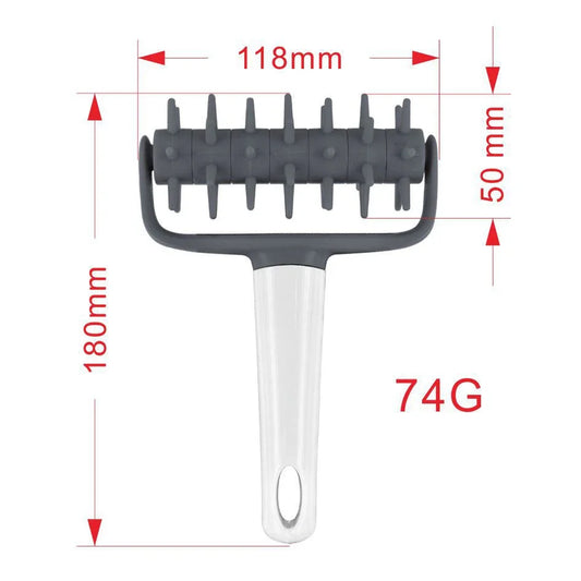 Rodillo para masa DecorBites™, herramienta de repostería para hornear pizza, galletas, tartas y pan.