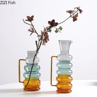 DecorBites™ Bubble Glass Vase Hydroponics Plant Pot Table Decoration Floral Room Aesthetic Decor