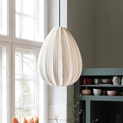 DecorBites™ Japanese Wabi-Sabi Pleated Fabric Pendant Lights for Dining Room & Bedroom