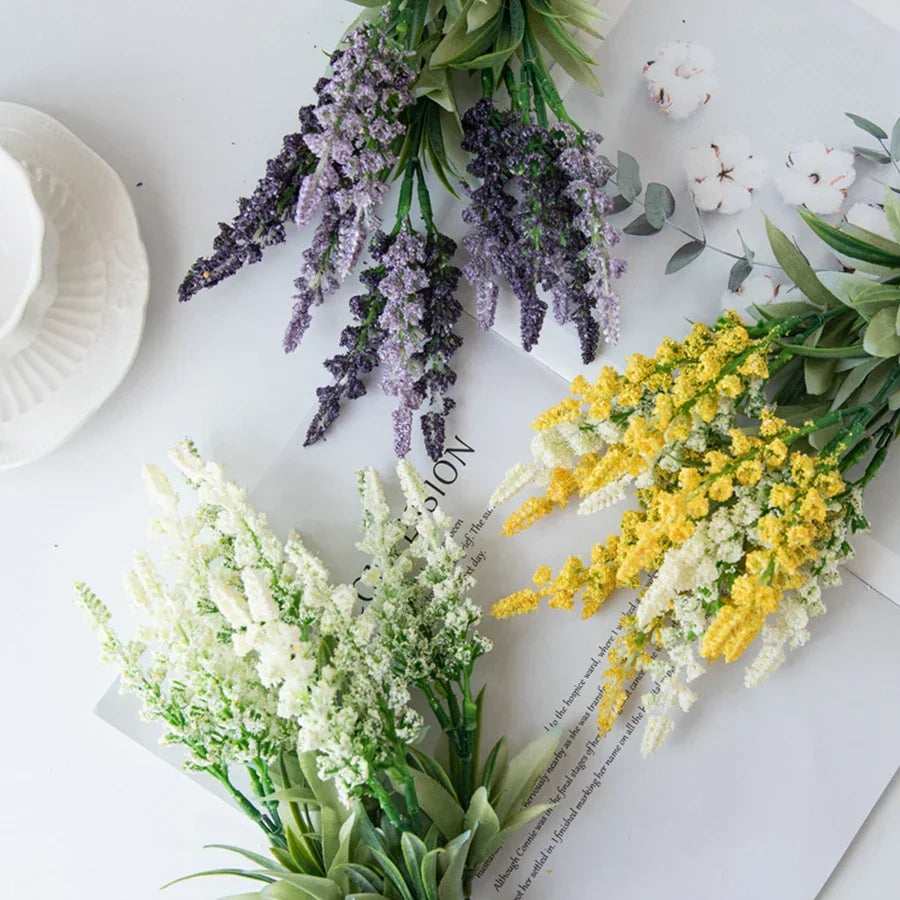 Lavender Foam Flower Bouquet