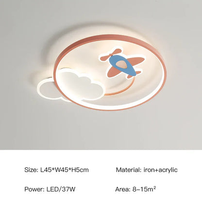 ثريا سقف LED لغرفة الأطفال من DecorBites™، مصباح معلق حديث لغرفة الدراسة