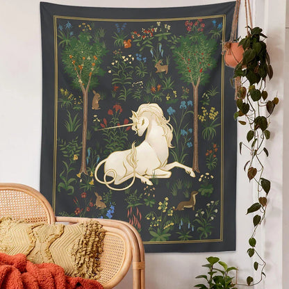 Decobites Unicorn Tapestry Wall Hanging Beach Towel Yoga Mat Home Decor