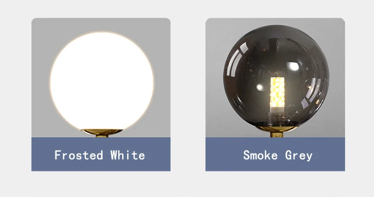 Copper Glass Pendant Light Multiple Voltages