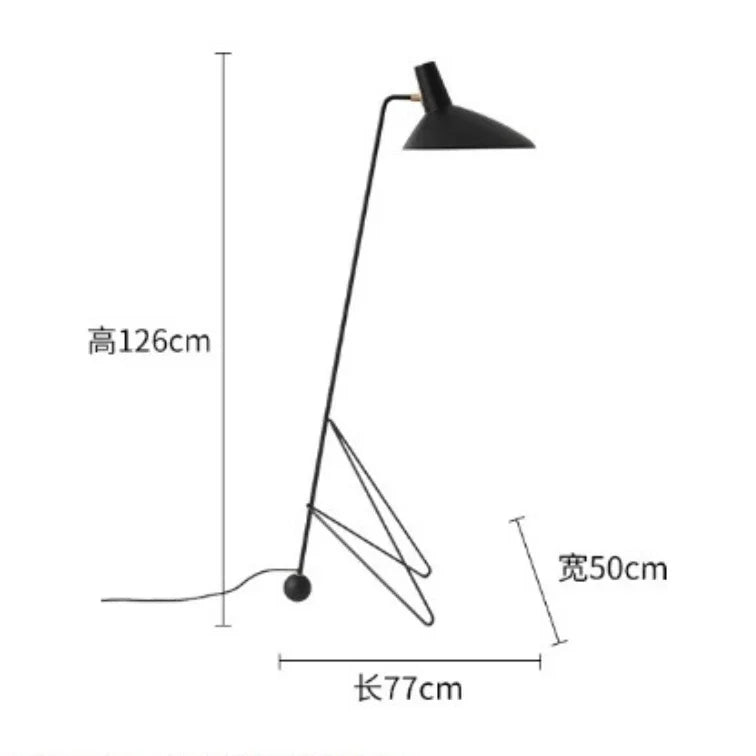 DecorBites™ Denmark Tripod Desk Lamp - Floor/Table Light Fixture