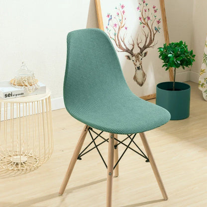 Decobites Waterproof Eames Chair Cover - Stretch Solid Color Seat Case, Removable Office Protector