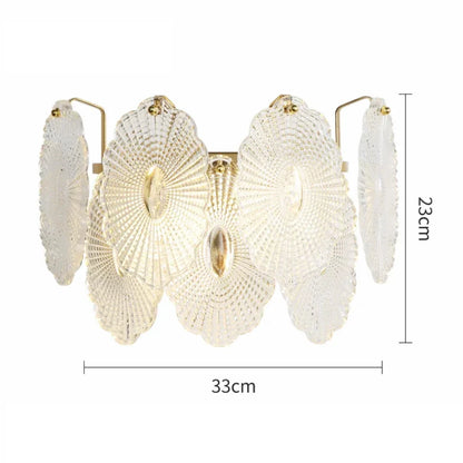 DecorBites™ Gray Glass Wall Lamp - Modern Living Room Decor Sconce Light