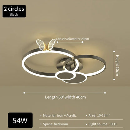 DecorBites™ Butterflies Ceiling Light: Modern Luxury Home Lighting Fixture