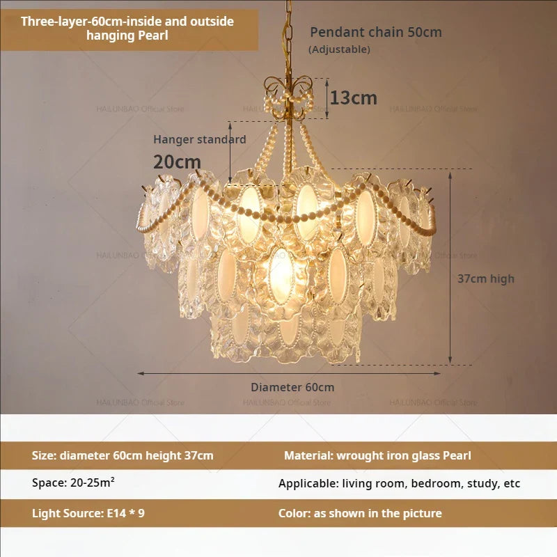 DecorBites™ Crystal Chandelier: Modern Luxury for Living Room & Bedroom