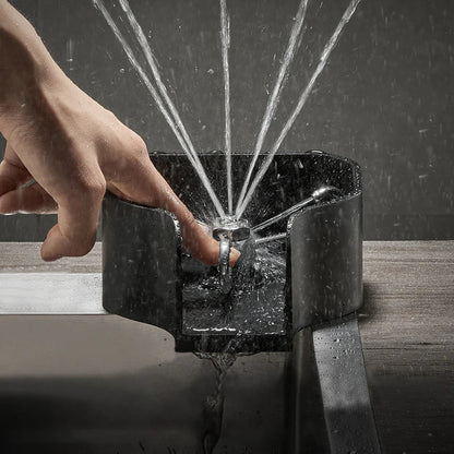 DecorBites™ Glass Cup Washer: High Pressure Kitchen Sink Rinser for Home Bar Cleaning