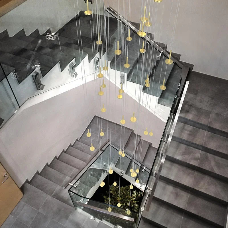 ثريا السقف البسيطة من DecorBites™ 2024 بتصميم نورديك - ديكور إضاءة عصري لغرفة المعيشة