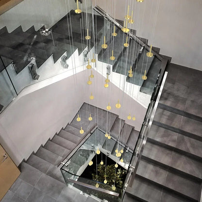 ثريا السقف البسيطة من DecorBites™ 2024 بتصميم نورديك - ديكور إضاءة عصري لغرفة المعيشة