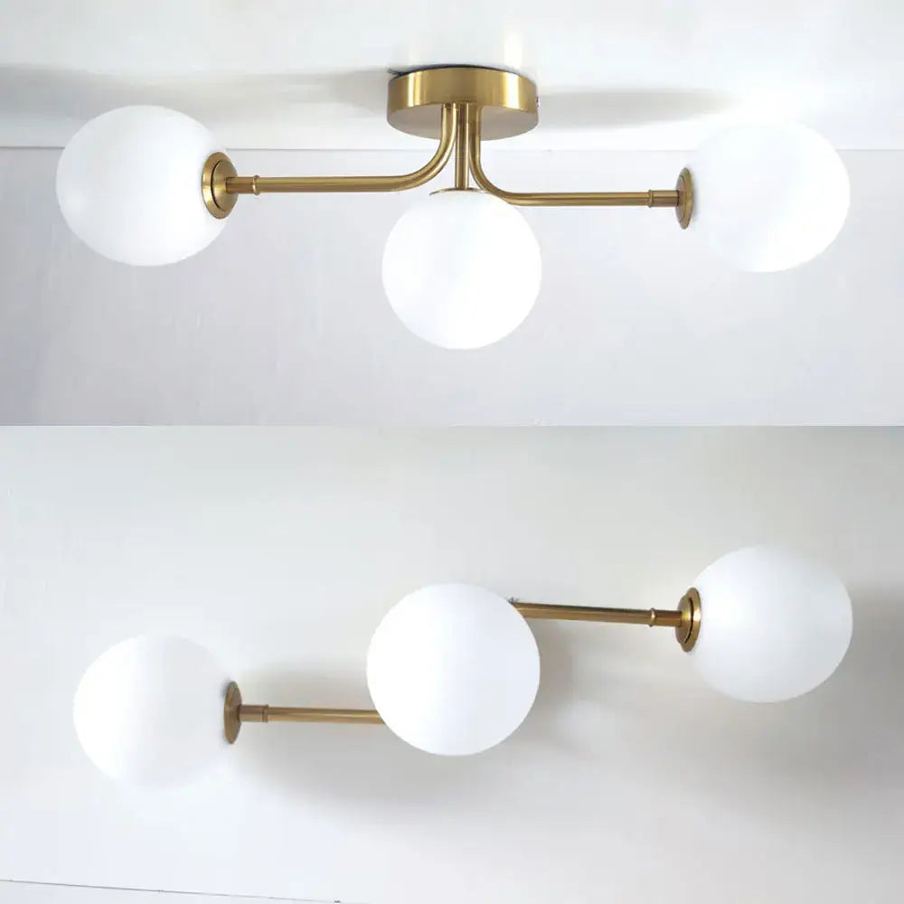 DecorBites™ Modern Acrylic Ball Ceiling Light for Home