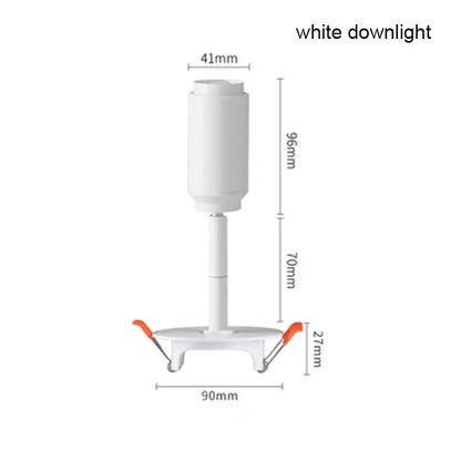 مصباح سقف LED من DecorBites™‎ قابل للتعديل مع إضاءة مسار متعددة الزوايا