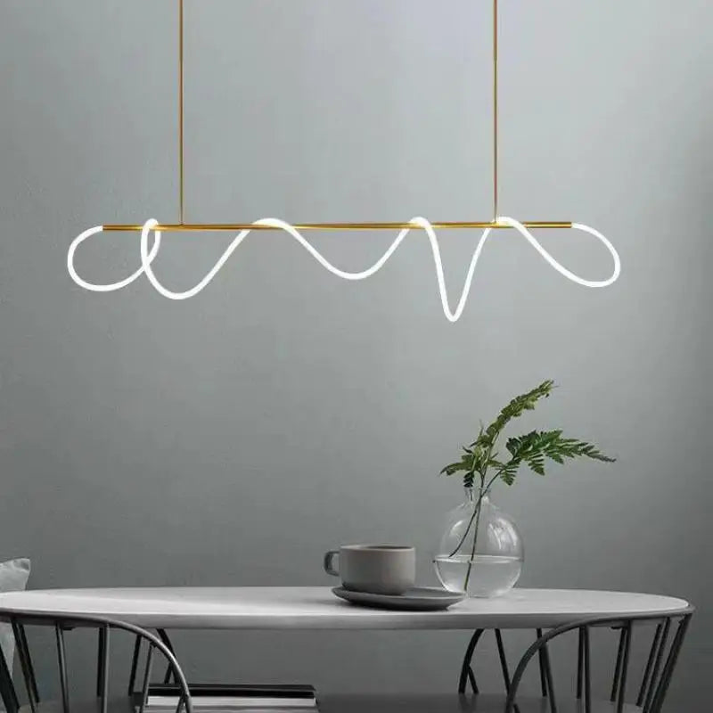 Lámpara colgante de manguera larga LED Decorbites™ para comedor, cocina o bar