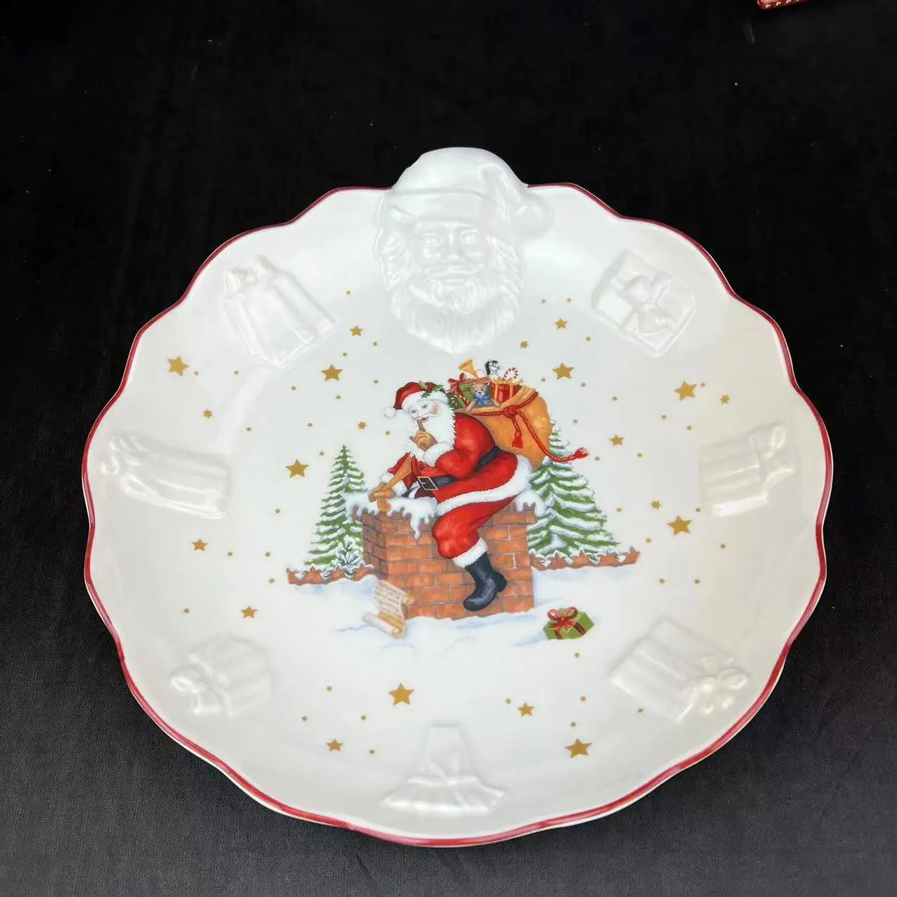 DecorBites™ Christmas Dinnerware Set: Plates, Tray, Mugs, Bowls, and Dishes