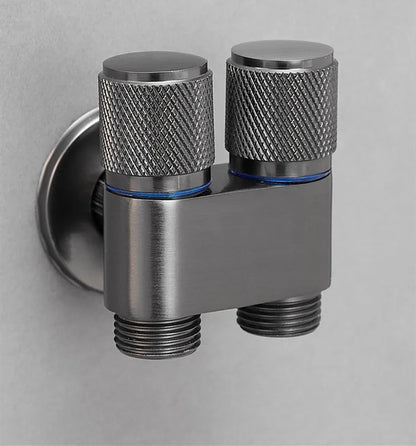 DecorBites™ Brass Bidet Faucet Set with High Pressure Spray Gun - Gray