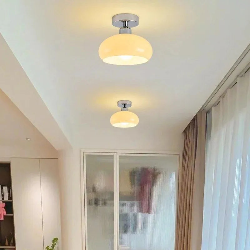 DecorBites™ Gold LED Ceiling Light for Home Hotel Bedroom Living Room - Modern Lighting Fixture