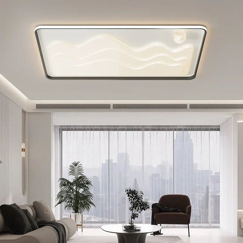 DecorBites™ LED Chandelier: Modern Lighting Fixture for Home Decor, White Lustre Lights