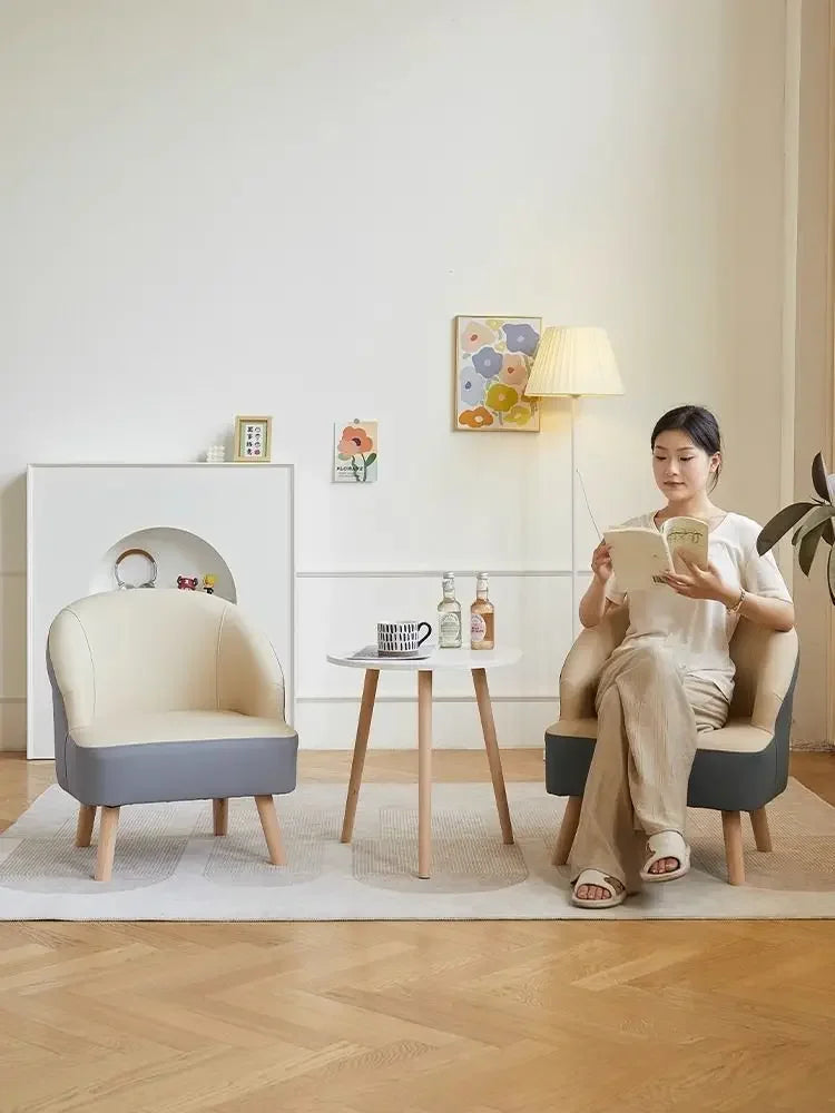 DecorBites™ Leisure Single Sofa Chair for Living Room, Bedroom, Balcony, Hotel, Lounge - Cozy Guest Seating