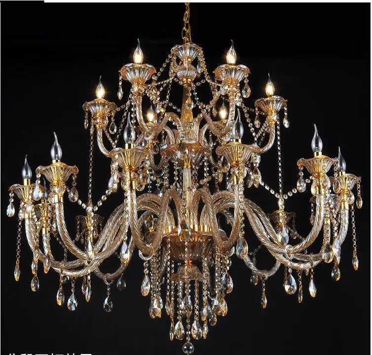 DecorBites™ Crystal Chandelier: Luxury Modern Home Lighting Decoration Living Room Indoor Light