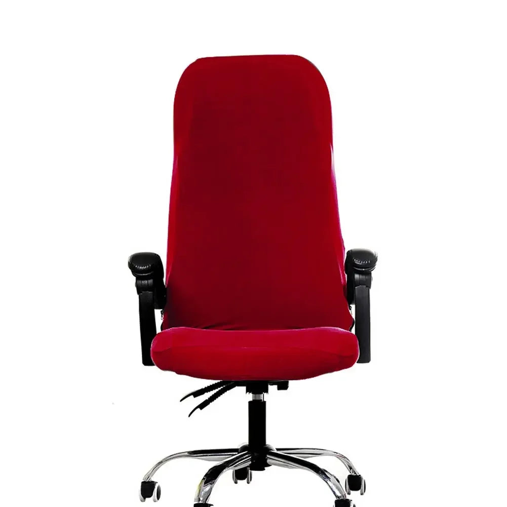 Decobites Stretch Office Chair Cover in Black, Red, Gray, or Blue