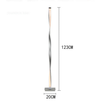 DecorBites™ Aluminum Floor Lamp: Modern Free Standing LED Dimmable Lights